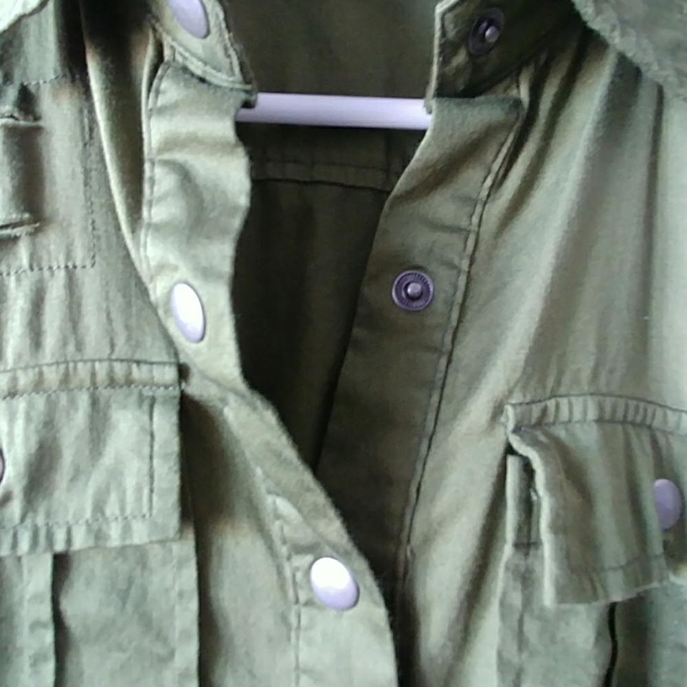 Olive Button Up - Picture 7 of 7